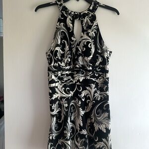 WHBM Elegant Black and White Tank Top